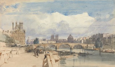 Le Pont Royal, París de Thomas Shotter Boys